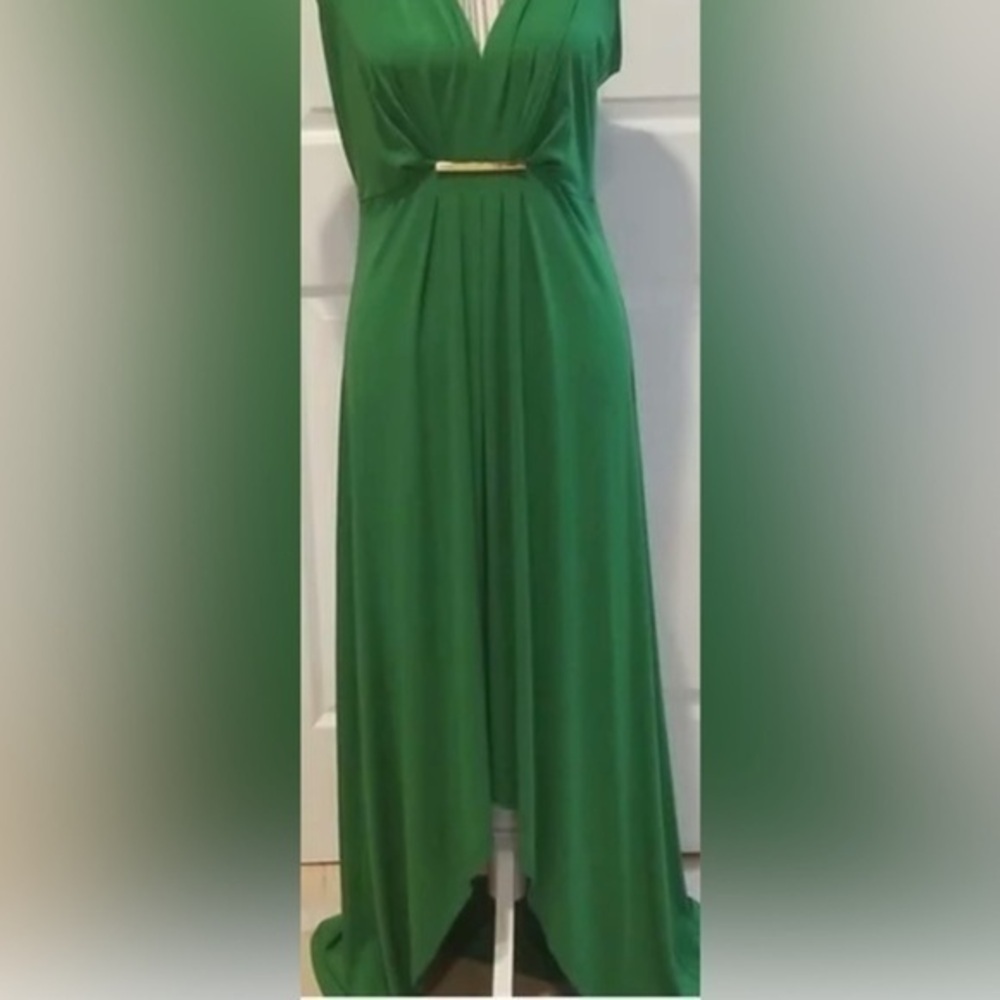 Michael Kors Emerald Green dress limited edition by Michael Kors great fit XS